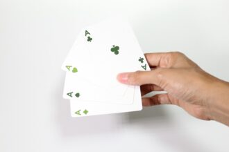 four Ace playing cards